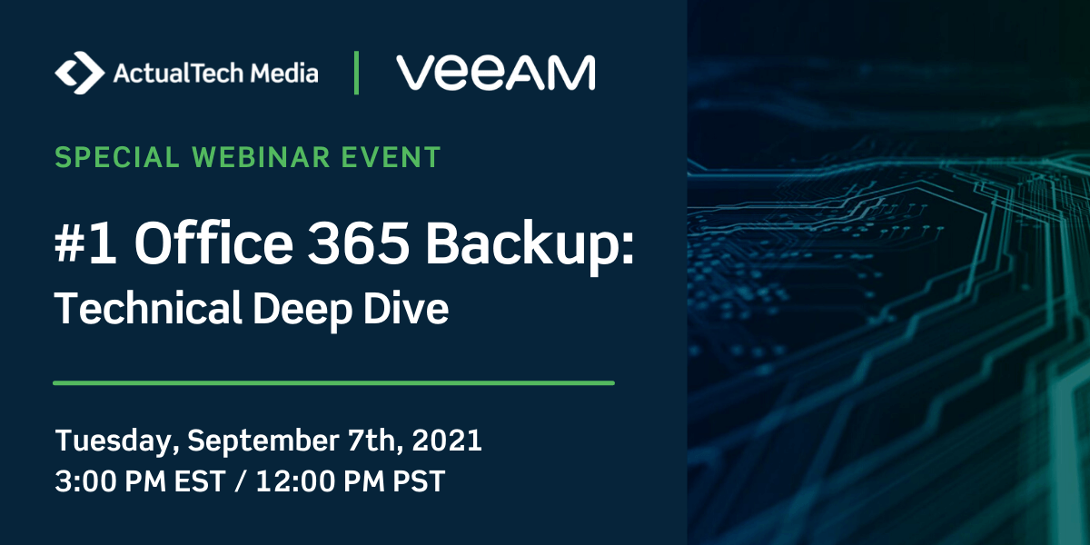 Webinar: #1 Office 365 Backup: A Technical Deep Dive
