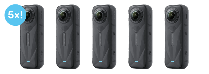 1 of 5 Insta360 5x Cameras